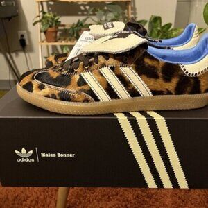 ✨💕Adidas Samba Pony Wales Bonner Leopard